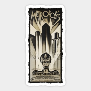 Metropolis poster Sticker